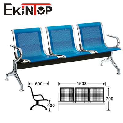 Ekintop 3 シーター空港椅子、公共学校のためのオフィスの控室の椅子