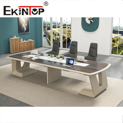 2.4mに会う現代MDF Wodenの事務机の会議用テーブルMT-54-1