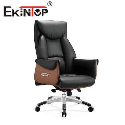 Ekintopのオフィスの革張りのいすの調節可能な旋回装置現代様式OEM ODM