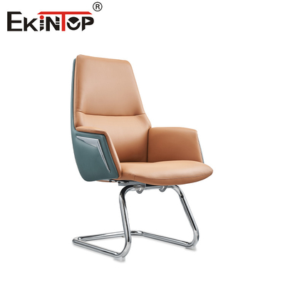 OEM 350mm アルミニウムベース レザー ラウンジ fauteuil モダンスタイル