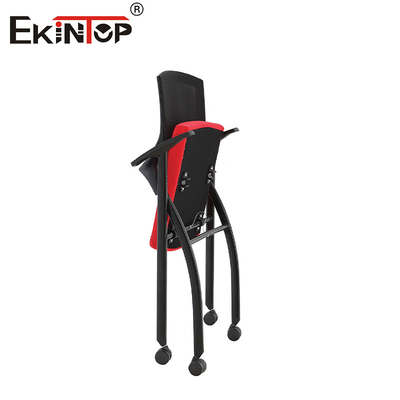 黒と赤の泡のクッション 折りたたむトレーニングルームの椅子