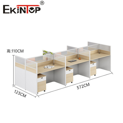 モダンスタイルのモジュールワークステーション with Wood Material Storage Cabinet