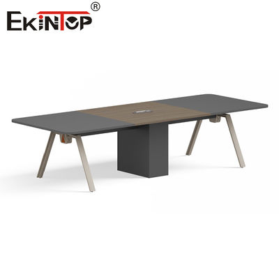 Ekintop Wooden Conference Room Office Furniture Desk Meeting Conference Table and Chairs