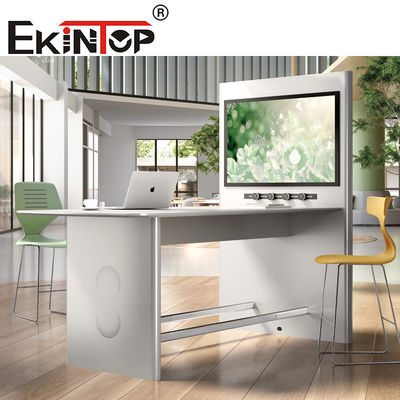 EKintop アルミニウム製 伸縮式長方形会議テーブル (レジャー交渉ミーティング用)