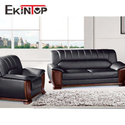 Ekintop 高級エグゼクティブ本革低価格リビングルーム家具デザインソファセット